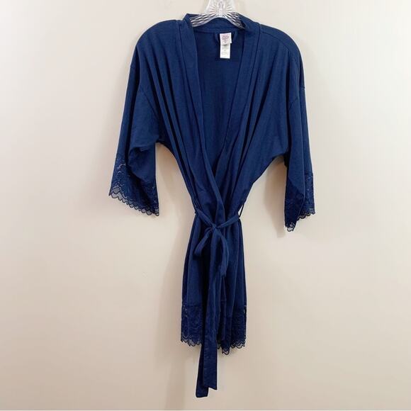 In Bloom by Jonquil Mini Navy Robe - Picture 1 of 5